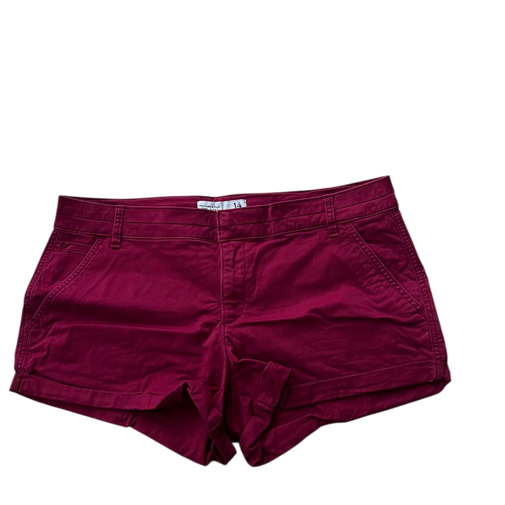 Abercrombie & Fitch Deep Red Women's Shorts